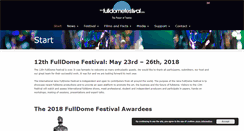 Desktop Screenshot of fulldome-festival.de