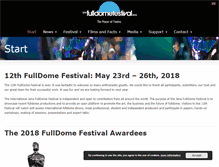 Tablet Screenshot of fulldome-festival.de